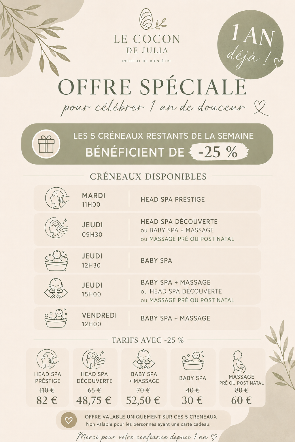 1 an déjà !